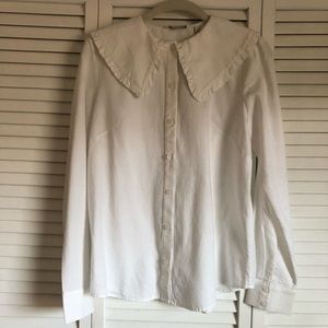 & OTHER STORIES bib collared blouse